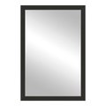 Timeless Frames Timeless Frames 55379 24 x 37 in. Port Framed Mirror; Espresso & Silver 55379